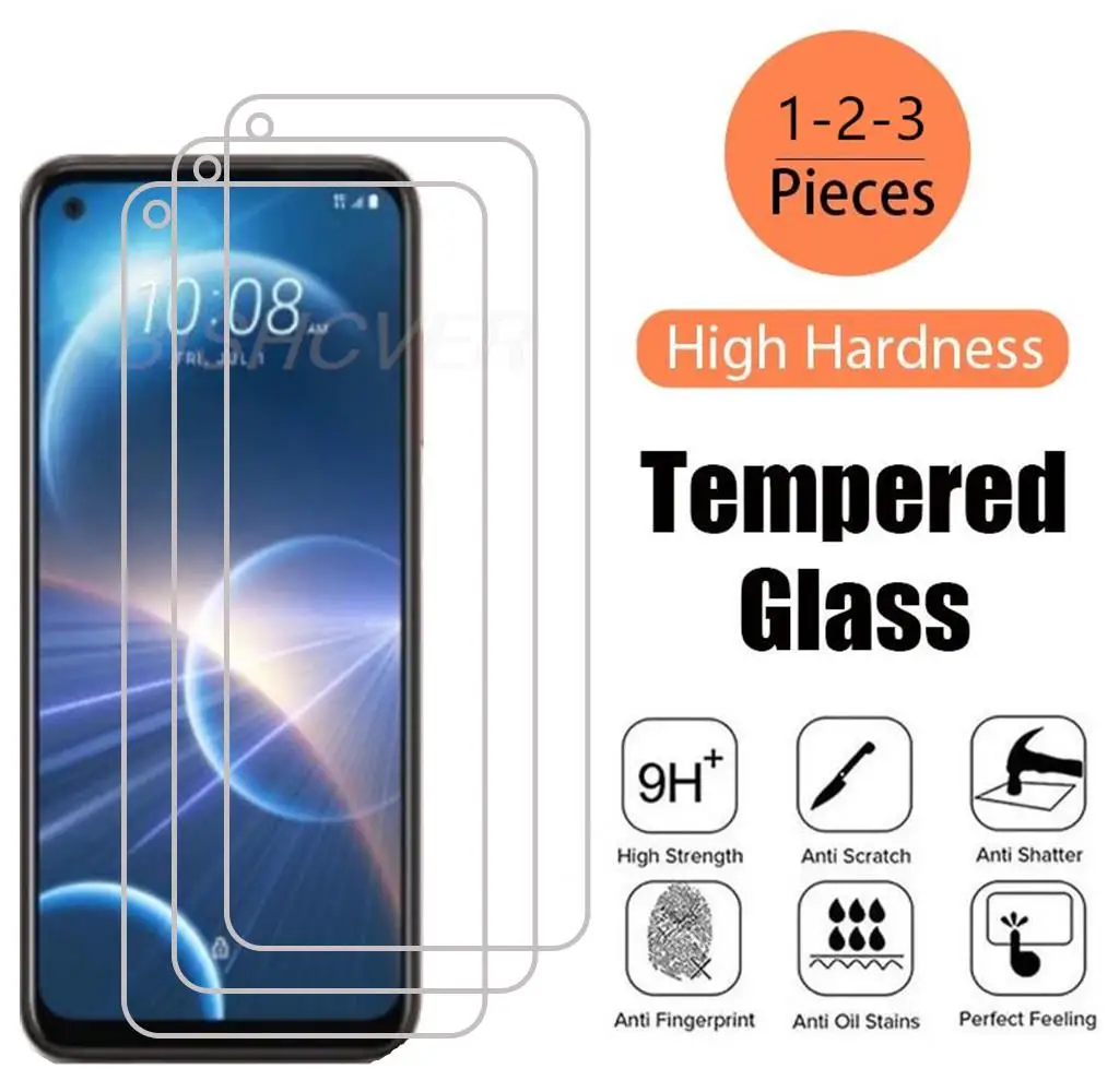 Protective Glass Cover For HTC Desire 22 Pro Phone Film Tempered Glass For Vidrio HTC Desire 22 Pro 22Pro Screen Protector