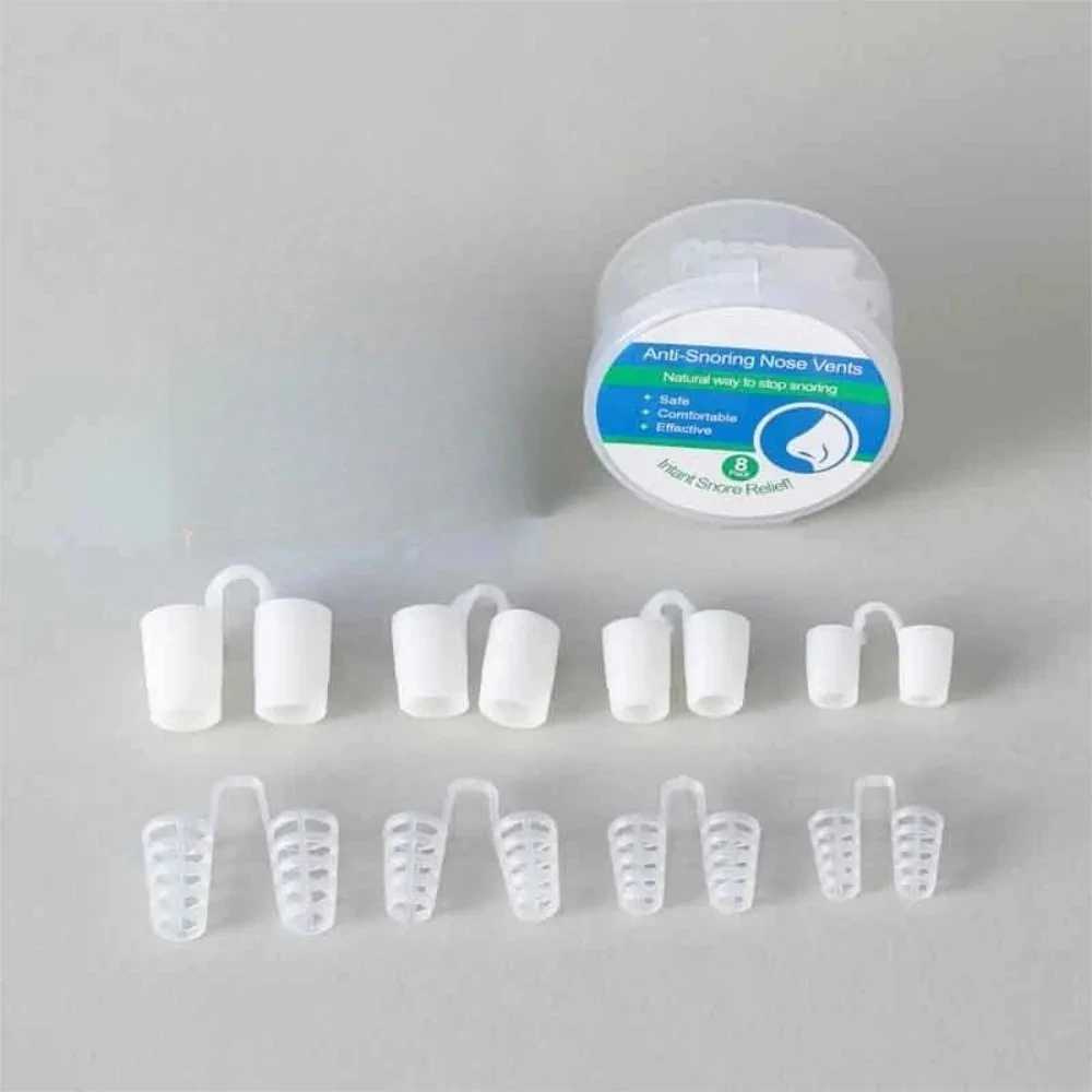 Soft Portable Silicone Anti Snoring Nasal Dilator, Nasal Obstruction Relief Easy Breathe Sleep Aid for Apnea Better Night Sleep