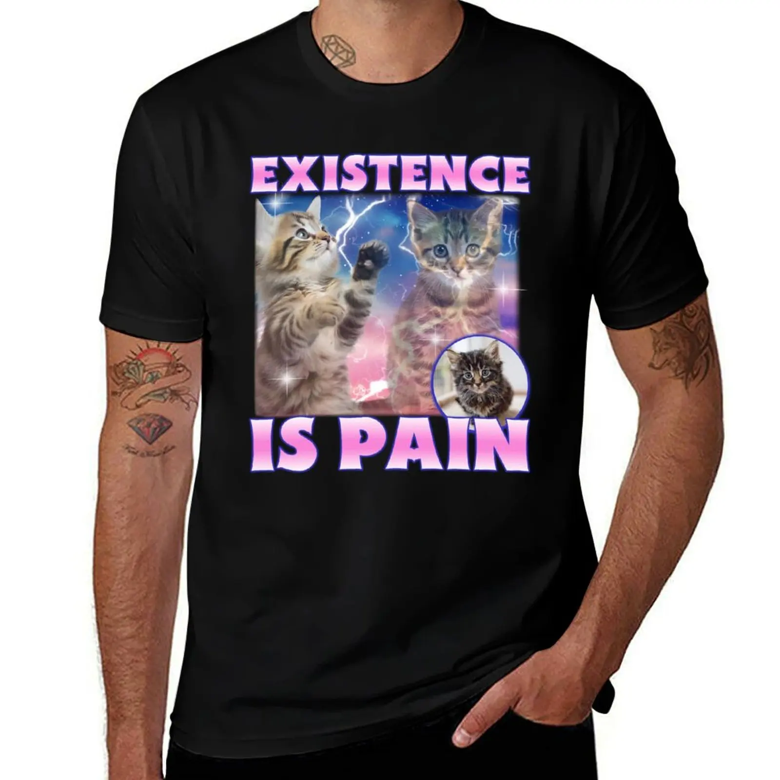 Existence Is Pain T-Shirt Minimalist Graphic Tee Shirt T-Shirt