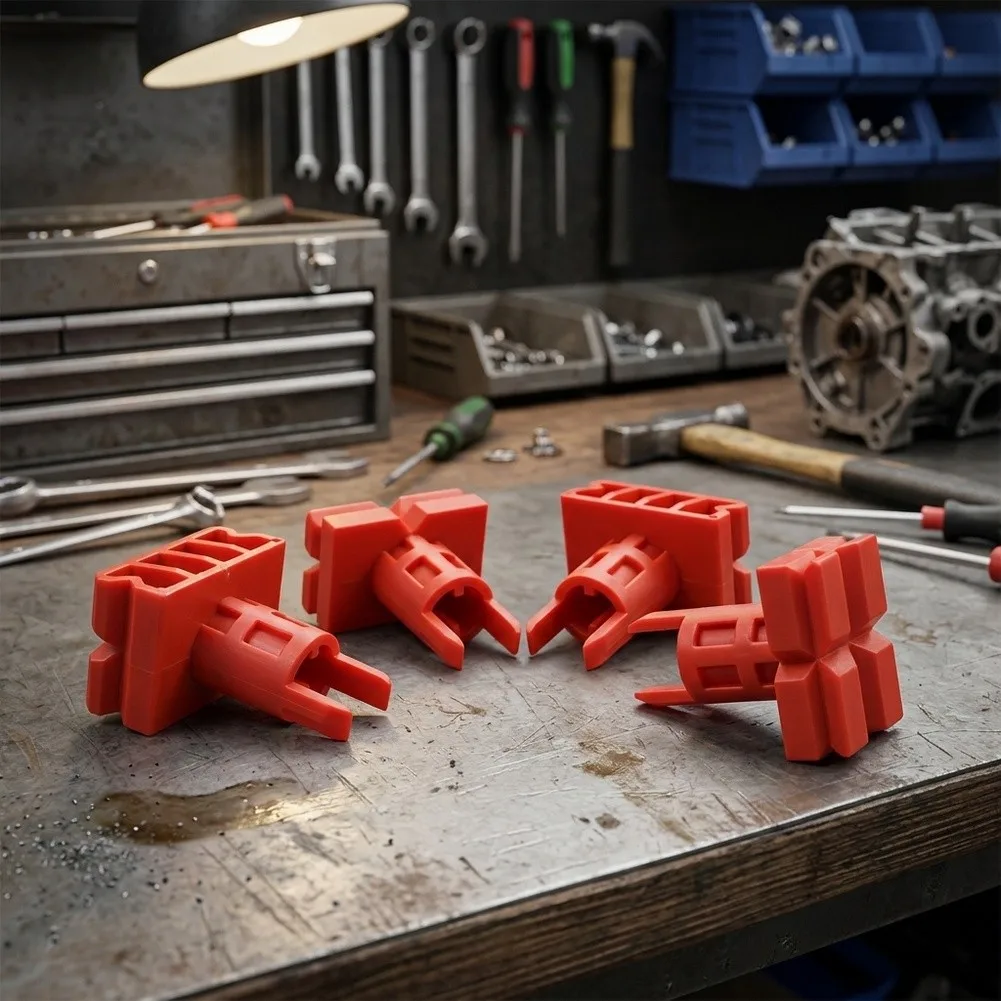 4-Piece Rotating Handle Hook Kit for Decker Tools Providing Stable Support for Tools During Active Use or Storage Periods