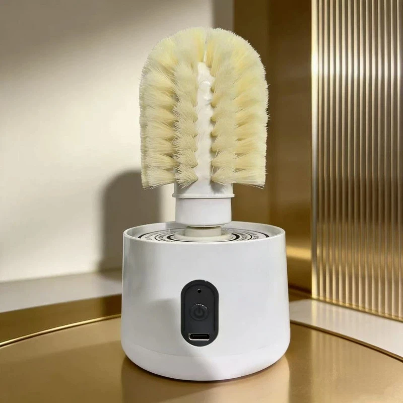 

Electric Cup Brush Handheld Hands Free Hanging Multifunctional Cleaning Brush for Teacup Glass Cup Water Bottle Kitchen Cleaning