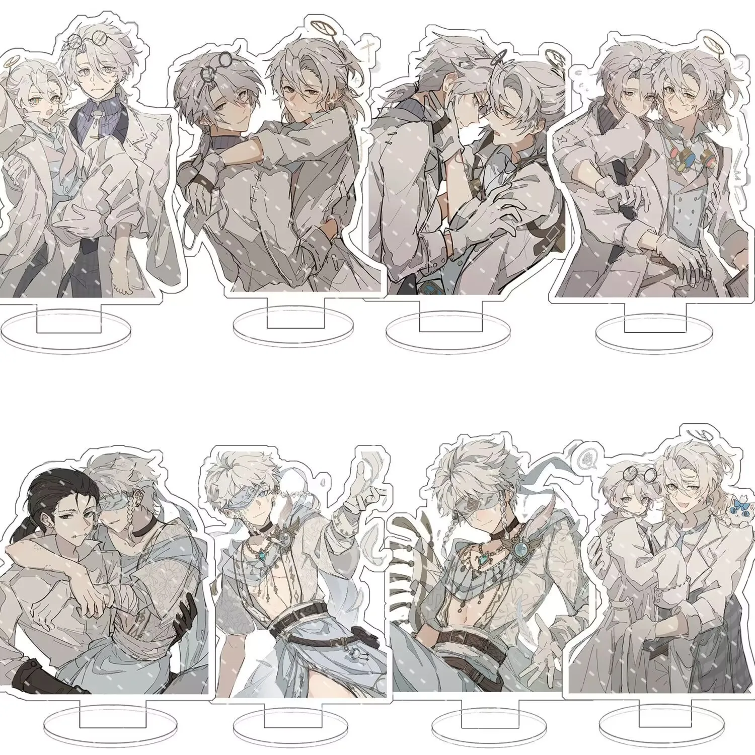 

Периферийная акриловая подставка «Identity V»: стойка для украшения стойки «Скульптор, Садовник, Ведьма, Мерцарь, Слипышка Девушка»