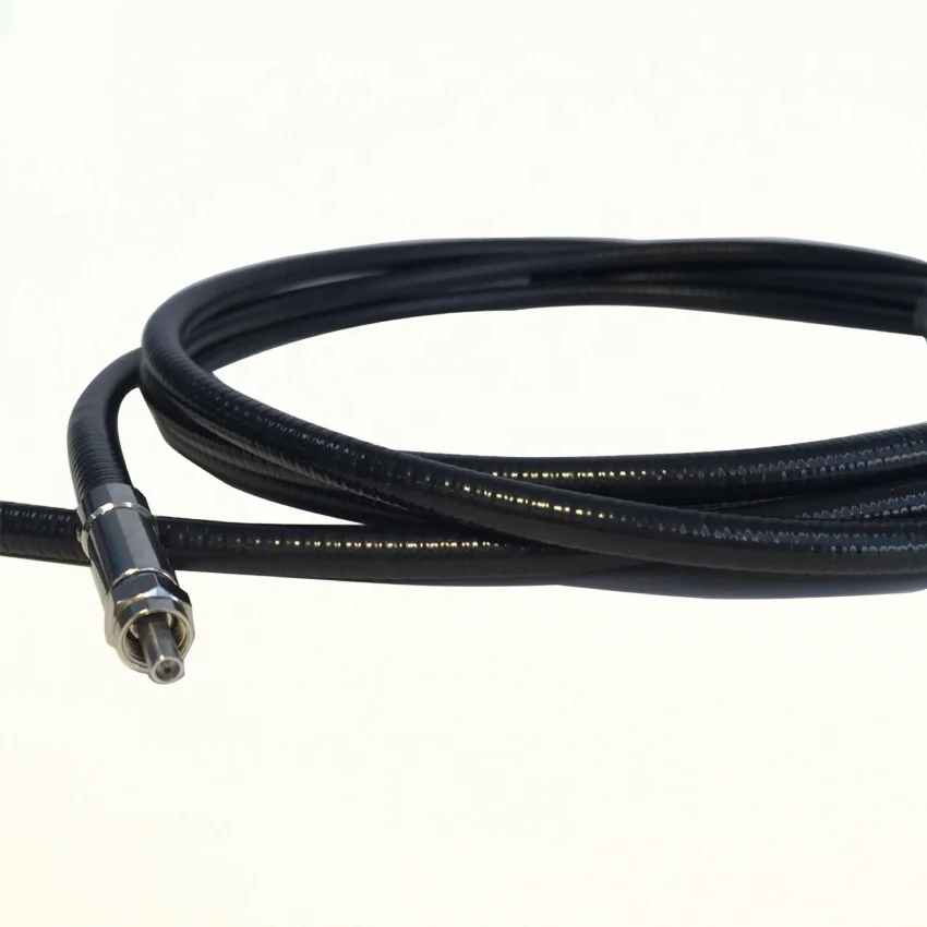 High Power 600W NA0.22 200um 220um MM Simplex SMA905 Armored Cable Pigtail Fiber Optic Patch Cord