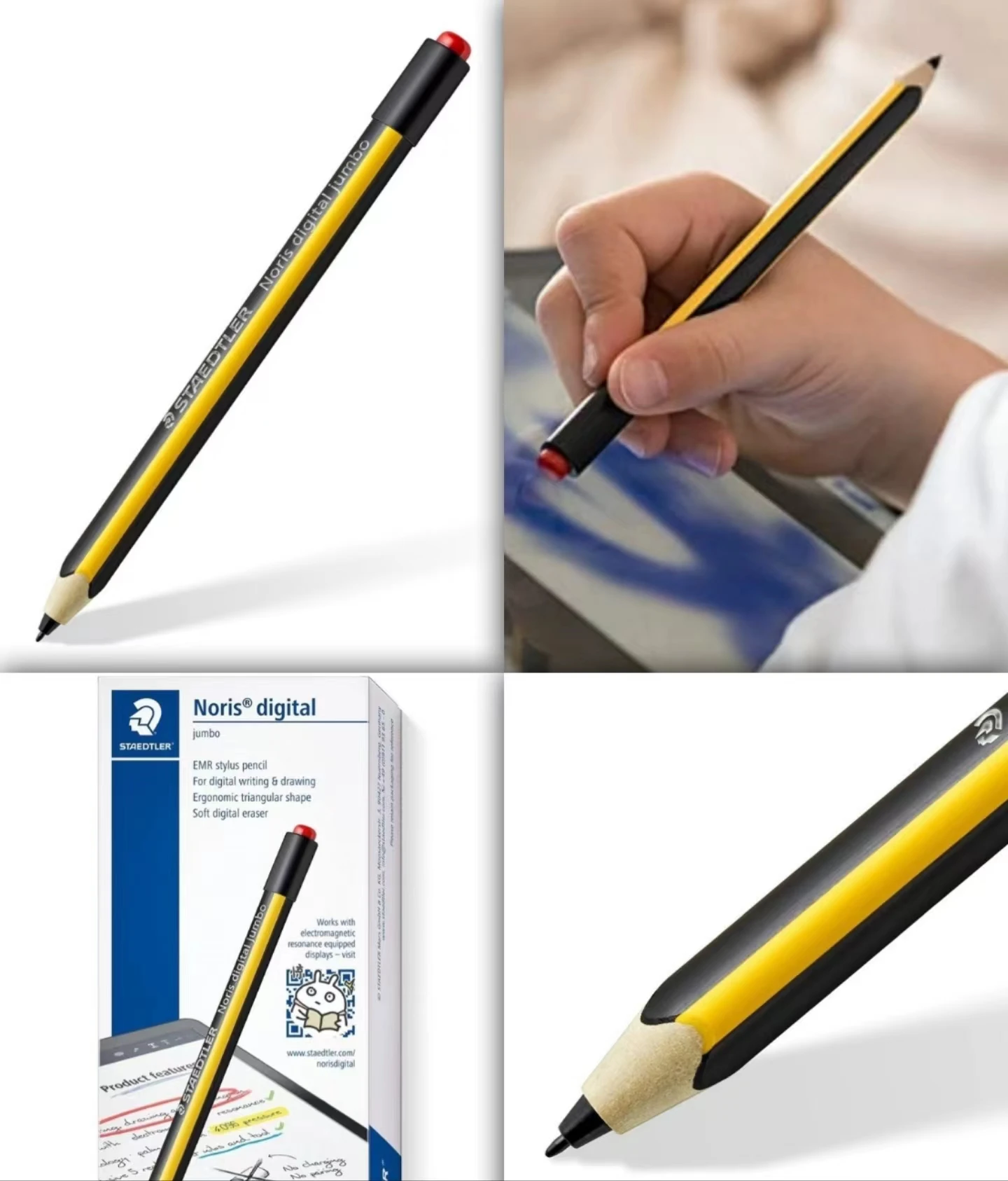 Imagem -03 - Staedtler Emr Caneta Stylus Noris Digital Jumbo