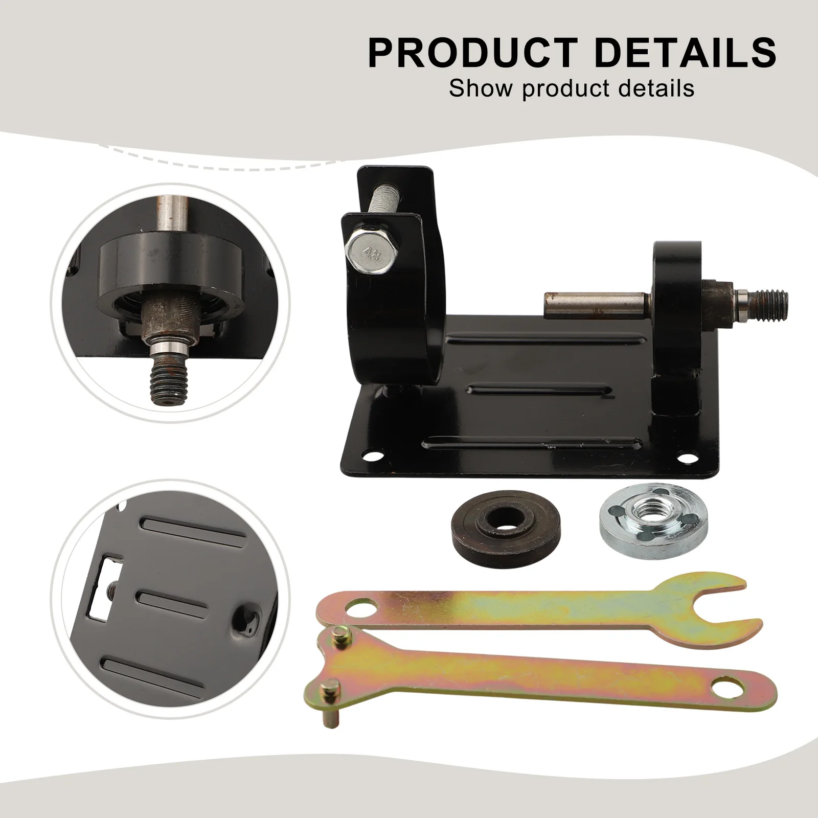 

Drill Cutting Seat Holder Set Compatible with 10mm Electric Drills Includes 2 Wrenches and 2 Gaskets for Multiple Uses