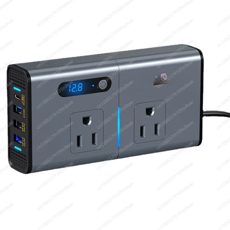 Car inverter 200W cigarette lighter super fast charging USB power converter socket PD charger