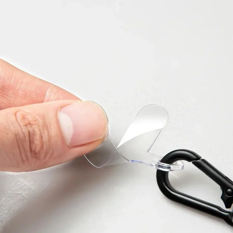 1/3/5개 투명 모바일 잃어버림 방지 랜야드 카드 가스켓 범용 탈부착 가능 폰 스트랩 패치 테더 패드