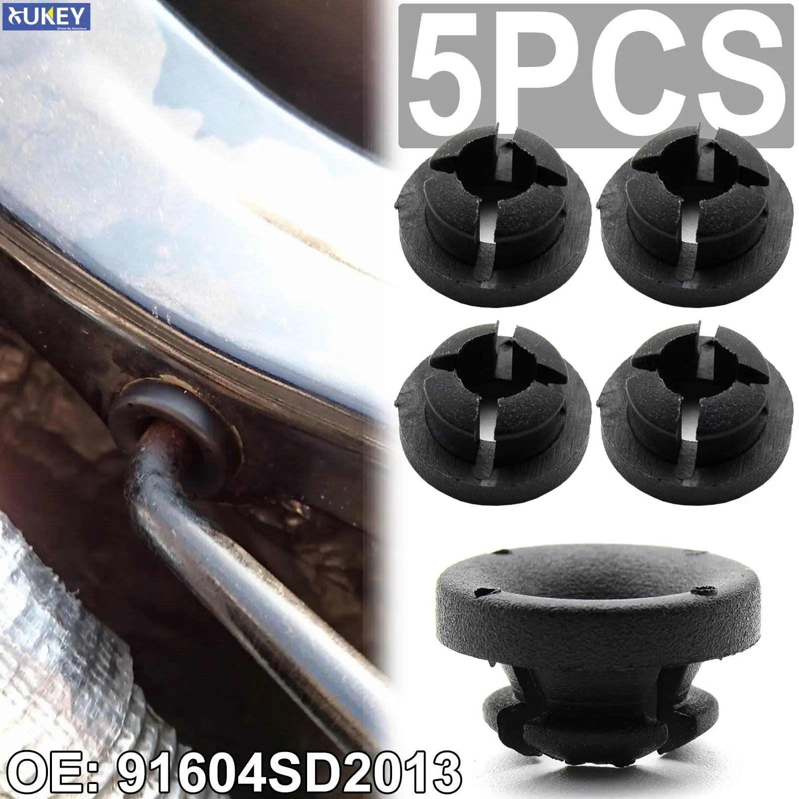 5x For Honda Accord CR-V Odyssey Civic Fit For Acura Integra RSX Car Hood Rod Clip Support Prop Grommet Clips 91604SD2013 Parts