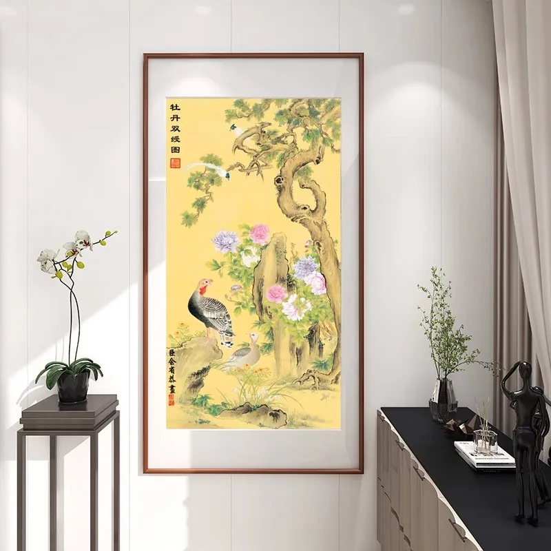 Chinese Famous Painting Needlework,DIY 11CT Cross Stitch Set Full Embroidery Kit, Printed Cross-stitch Gift, Home Wall Decor New