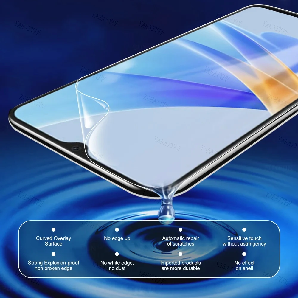 For Reno 8T 8 7 6 5 4 Pro Lite 4 5 F Hydrogel Film Full Cover Screen Protector For Reno8 T 4G Protective Film