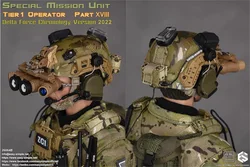 1/6 Easy&Simple ES 26064B US. Special Mission Unit Operation Soldier Helmet with Night Vision Toys Model For 12