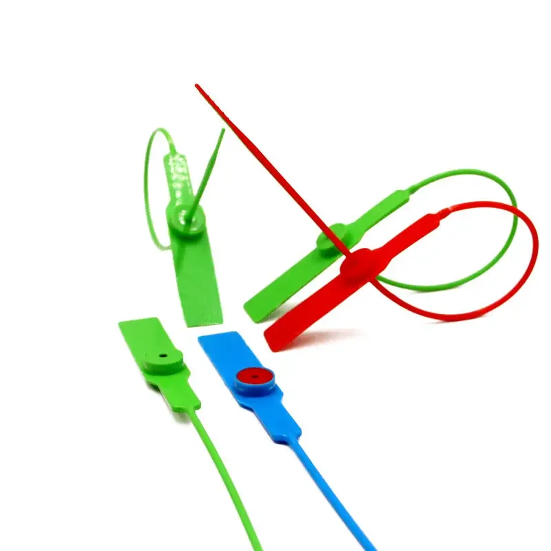 Tamper Evident Seals - 100Pcs Anti-Theft Hanging Buckles for Price Tag, Inventory Control & Retail Security