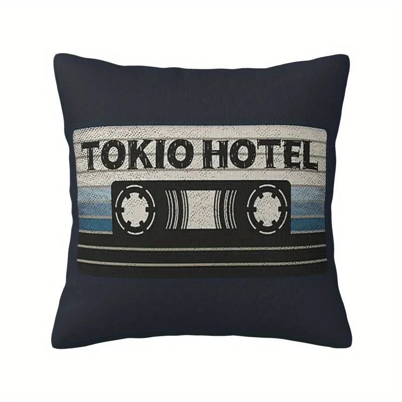 Tokio Hotel Cassette Pillow 18×18