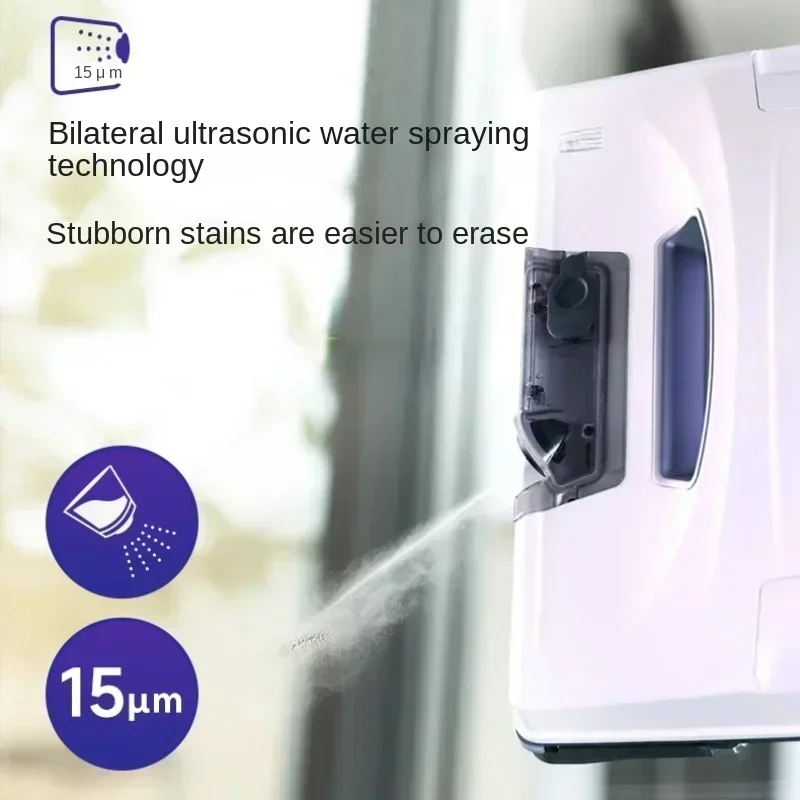 HOBOT Fully Automatic Intelligent Remote Control Window Cleaning Robot 6PRO, Double Cloth High-speed Vibration Window Cleaning