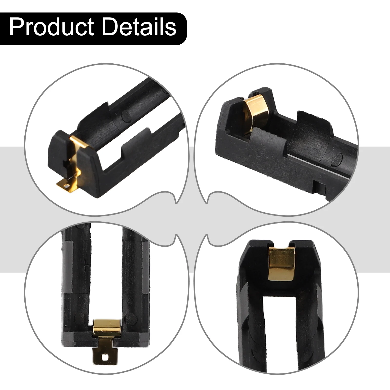 

Portable Electronics Battery Holder Battery Box DIY Recharge Power Supply Battery Holder Clip Container Holder