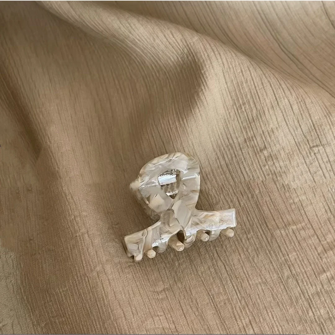 1PC Acetat Scratch Clip Kleine Halbe Krawatte Haar Clip Frauen Haar Volumen Weniger Erweiterte Gefühl Shark Clip Hinterkopf haarnadel – Detail 2