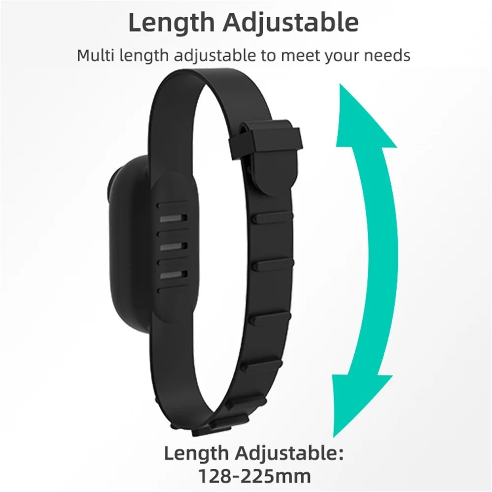 シリコンカメラストラップ,リストバンドアタッチメント,自転車ストラップ,insta360用catカラー,2アクセサリー