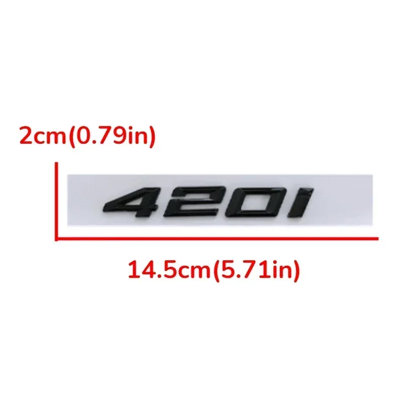 Car Trunk Emblem Sticker for Bmw 420i 428i 430i 435i 440i 520i 523i 525i 528i 530i 535i 540i 545i Exterior Accessories