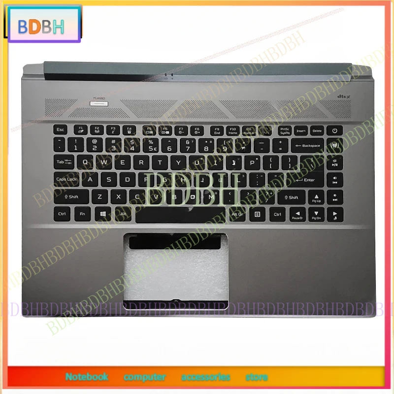 For Predator Triton 500 SE PT516-52s Original New US Keyboard Laptop Palmrest Upper Top Case Backlight Replacement Keyboard