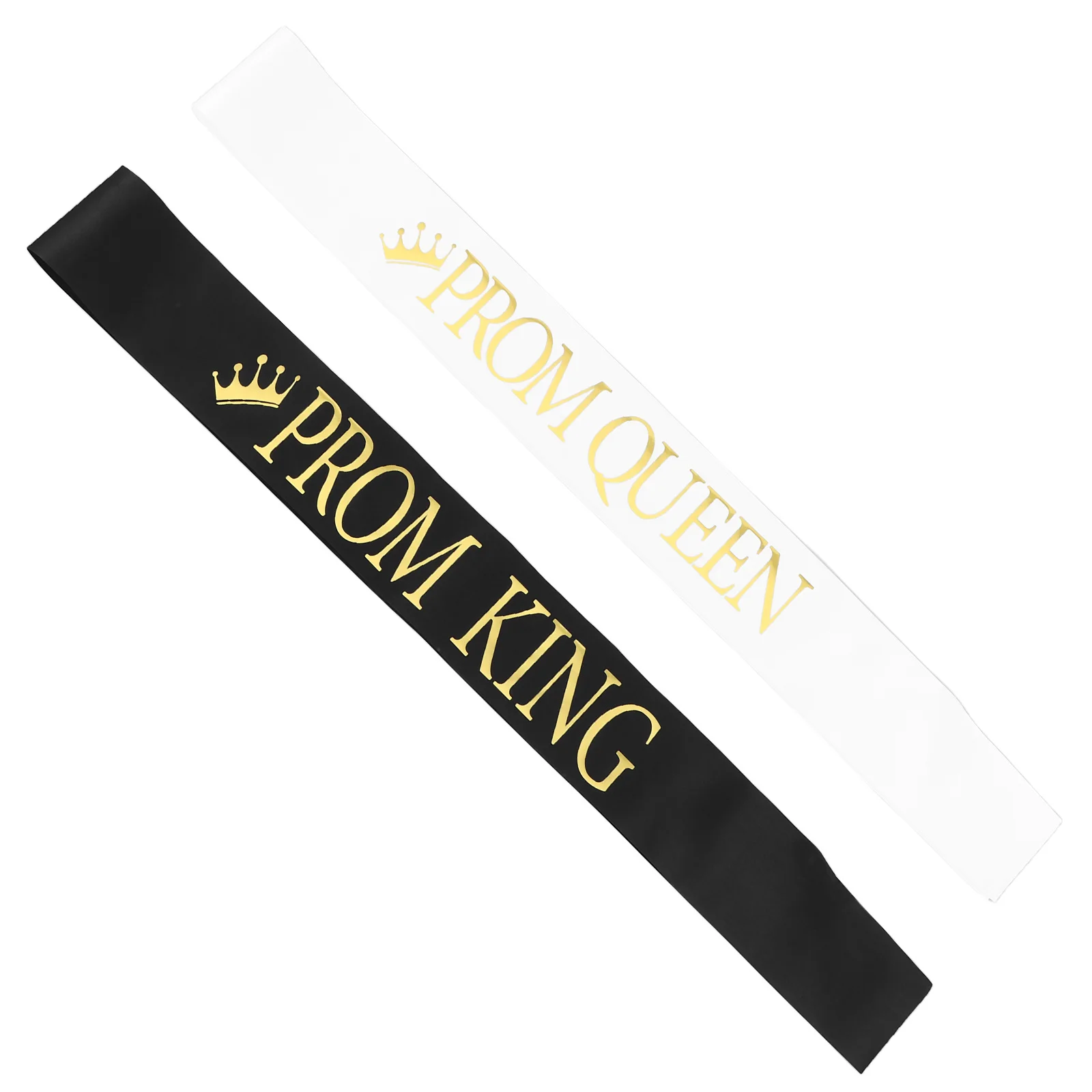 

2Pcs Prom Sashes Graduation Party Decorations Supplies Celebration Shoulder Belts Prom King Graduate Sash