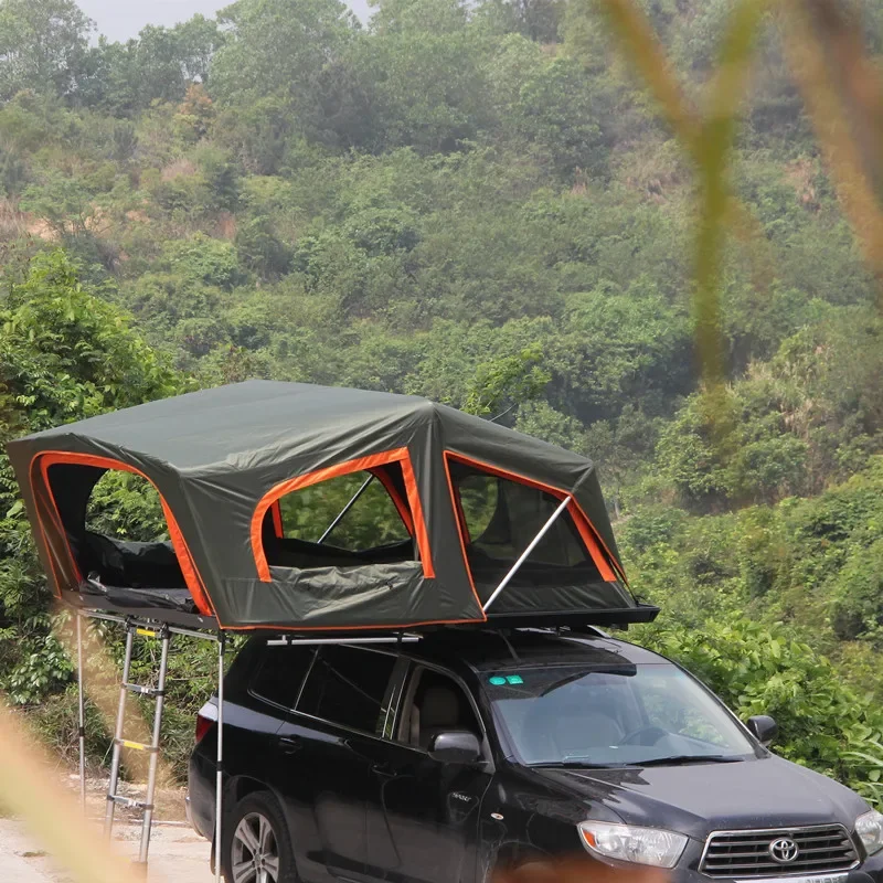 

2024 Hot Sale Custom 4 - 5 Person Hardtop Aluminum Hard Shell Roof Top Tent for Camping