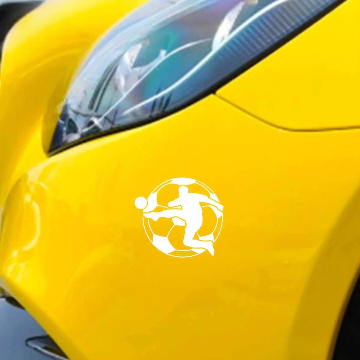 

waterproof personalized sticker fun creative laptop motorcycle car accessories Football sports car sticker