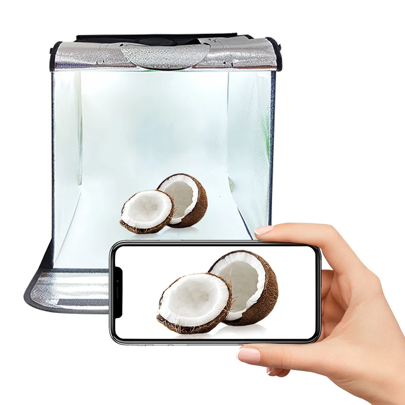 

Лидер продаж 2023 года, 60 см, портативный комплект для фотосъемки, палатка, мини-складная съемка, фотостудия, светодиодный светильник, софтбокс