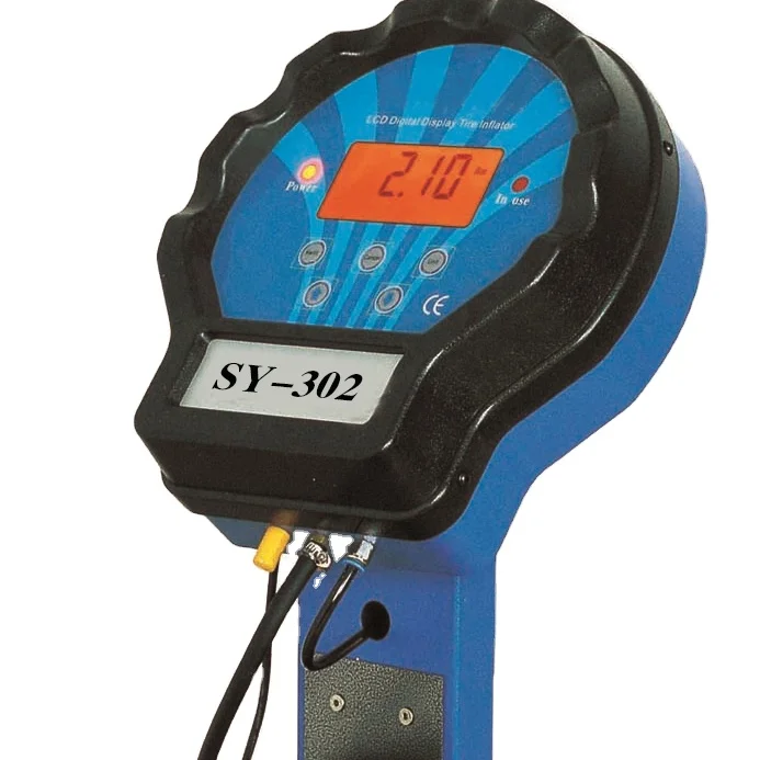 

Tire Inflator SY-302 Vehicle Car Tire Full Automatic Inflator Digital Display Air Pump Air Meter Electric Car Tire Inflation