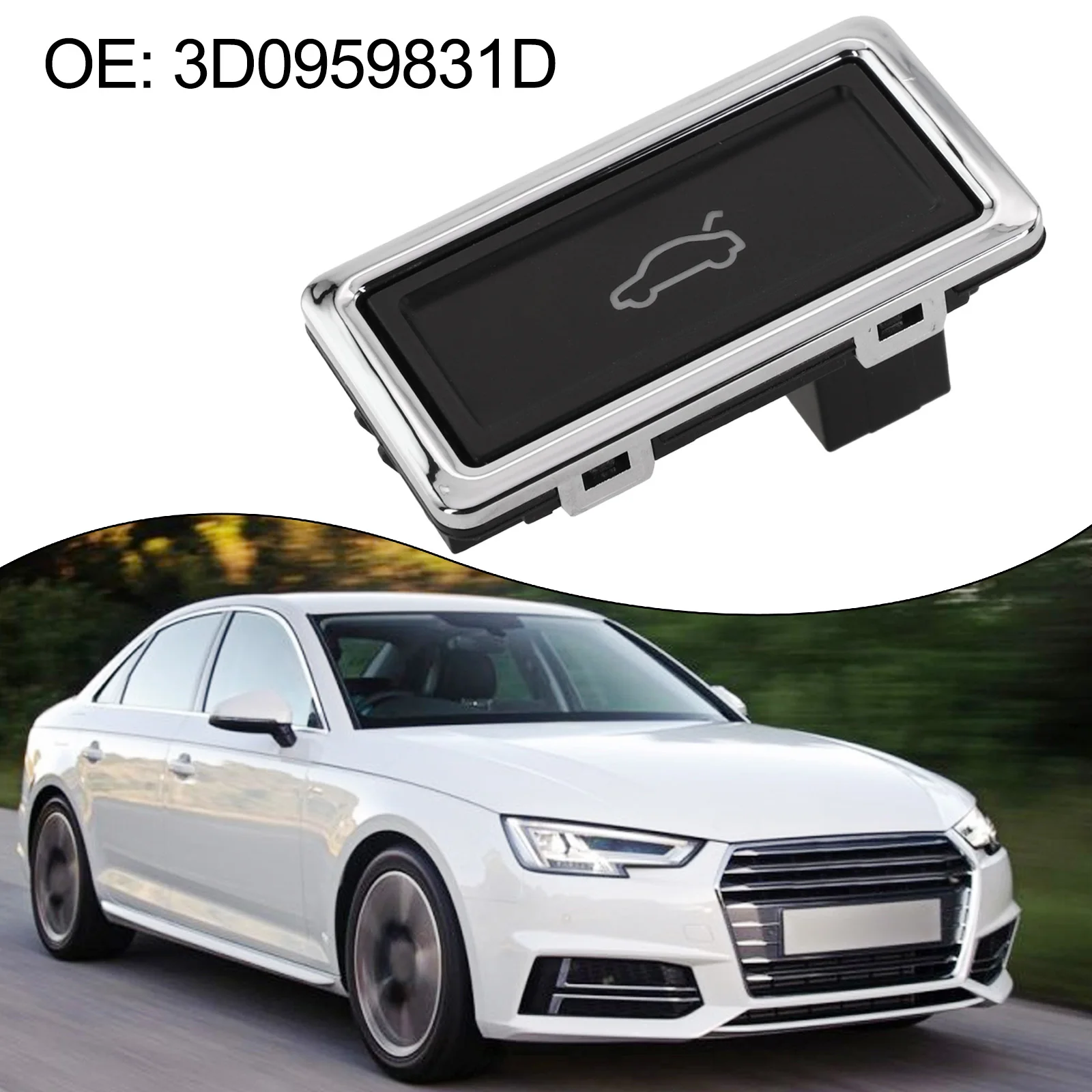 Replacement Tailgate Boot Lid Switch Button Compatible with Multiple Models Including For A6 and For Q5 Replacement