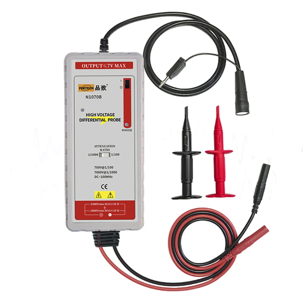 Pintech N1070B(7kVp-p,100MHz)High Voltage Differential Probe Oscilloscope Differential Probe