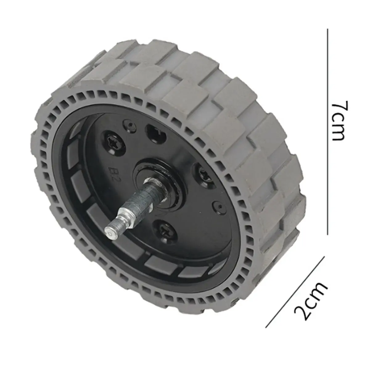 update. Driving Wheel Casters for Ecovacs Deebot X1/T10 Turbo Omni Vacuum Cleaner Accessories Travel Wheel Tire 2PCS view 3