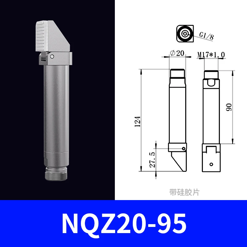 NQZ-95 Series Manipulator Accessories Pneumatic Pipeline Composite Fixture Finger Air Cylinder Gripper