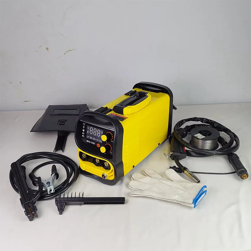 4-in-1 Airless Dual-Protection Welder, MIG Welder, 220V/110V Arc Welder, IGBT Inverter Welder, MIG-350 Smart Welder
