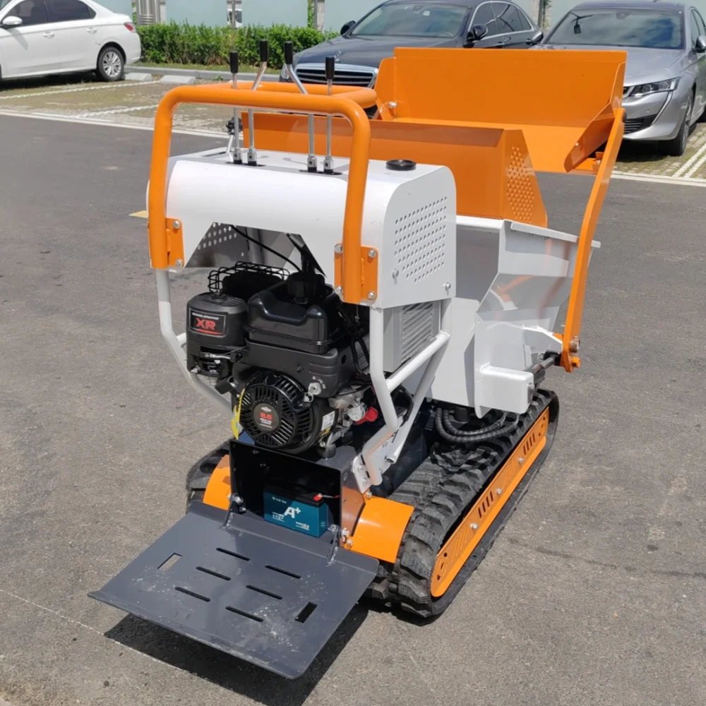 Fotografia 7: Minidumper Elétrico Autocarregável a Bateria com Esteiras 500kg