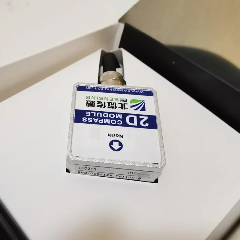 LEC215 2D Electronic Digital Compass Inclinometer Sensor Accuracy 2 Degree Measuring 0-360 ( RS232 RS485 TTL Modbus Option)