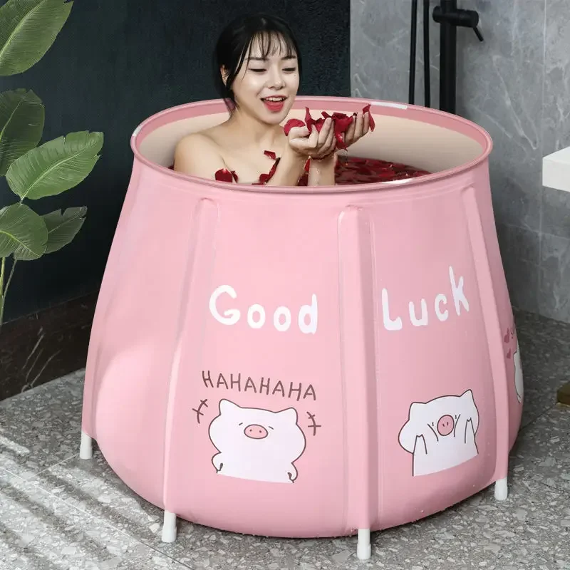 

Folding Portable Bathtub - Adult & Baby SPA Tub with Insulation WF1021