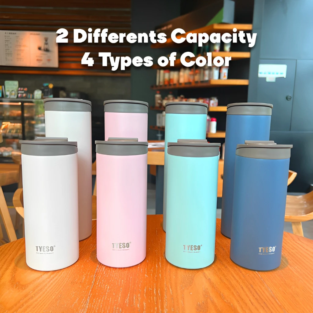 

Tyeso-Portable Thermos Bottle, 304 Stainless Steel Flask, Water Bottle, Tumbler, Japanese Style, 360 ml, 500ml