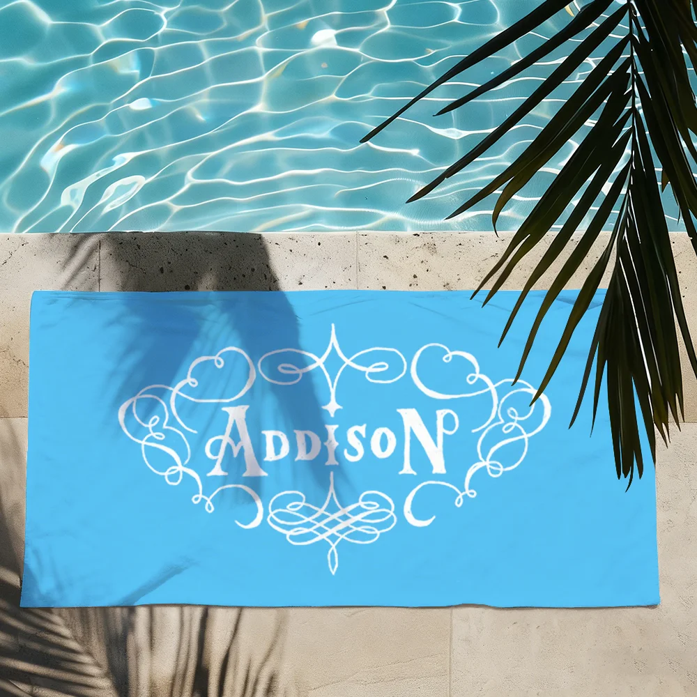 

Singer A-Addison Rae Addison Music Towel Shower Sauna Travel Spa Quick Dry Gym Accessories Soft Large Beach Towels