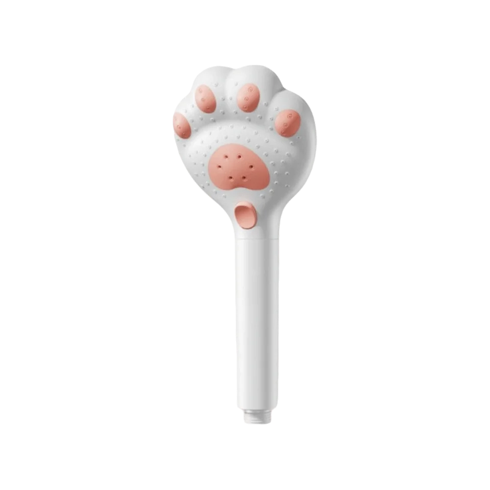

3 Modes Shower Head Water Saving Cat Paw Design High Pressure Shower Claw Design Easy Install Hand Shower Hanging Use