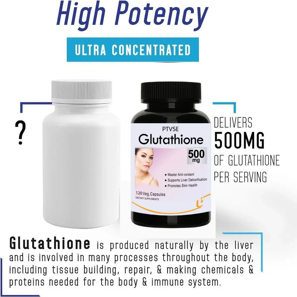 Hydrolyzed Collagen Glutathione Biotin Capsules with Vitamins  | Non-GMO Vegan Gluten-Free |Dietary Supplement