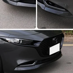 For 3PCS Mazda 3 ABS Front Bumper Trim Strip Splitter Mazda3 M3 Collision Avoidance Decoration Body Kit  Accessories 2020 2021