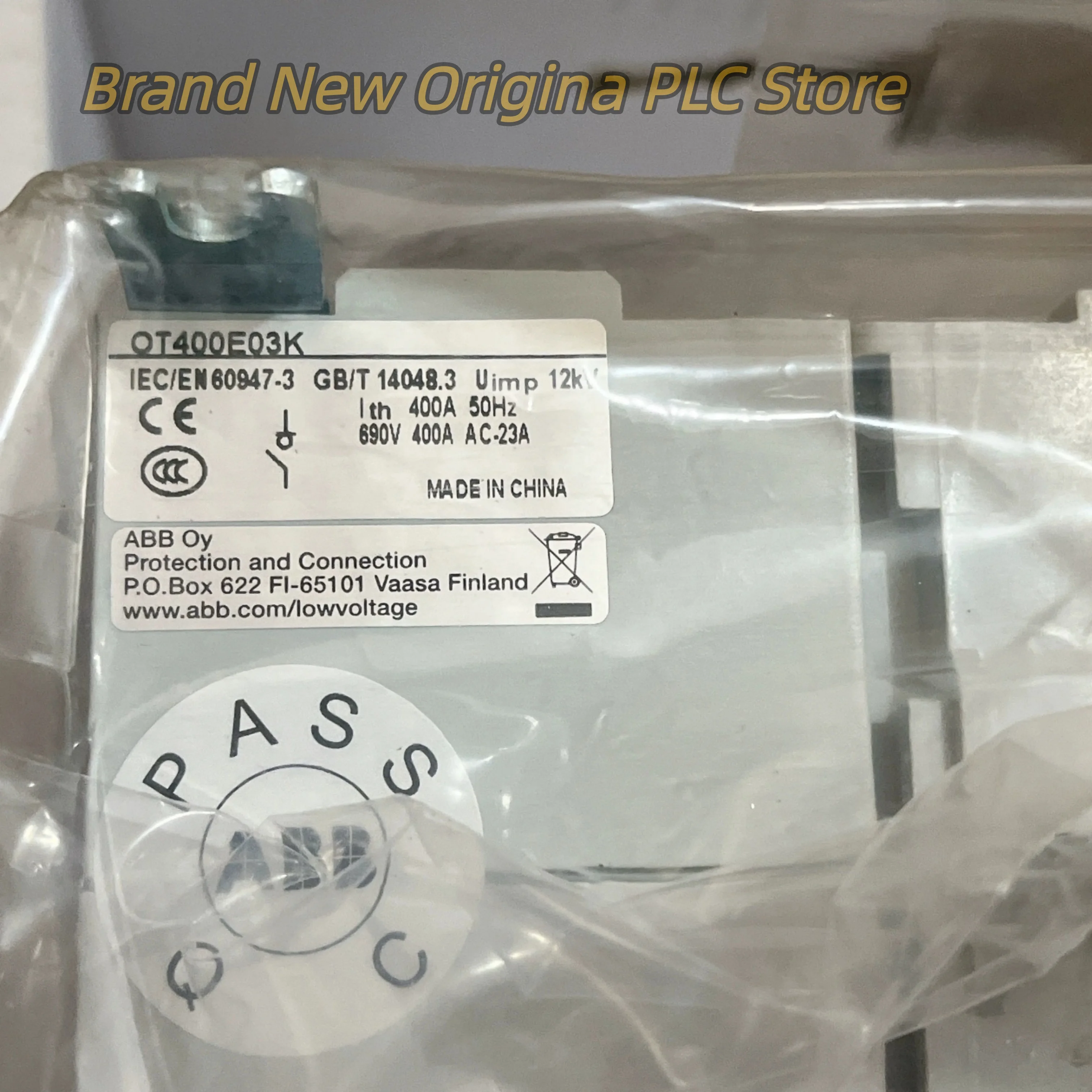 Brand new  OT400E03K  1SCA022763R5390 Isolating switch