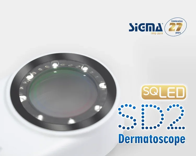 SIGMA SD2 Digital Dermoscopy Dermatoscope Handheld LED s kin Examination Device for Clinical Dermatology Diagnosis