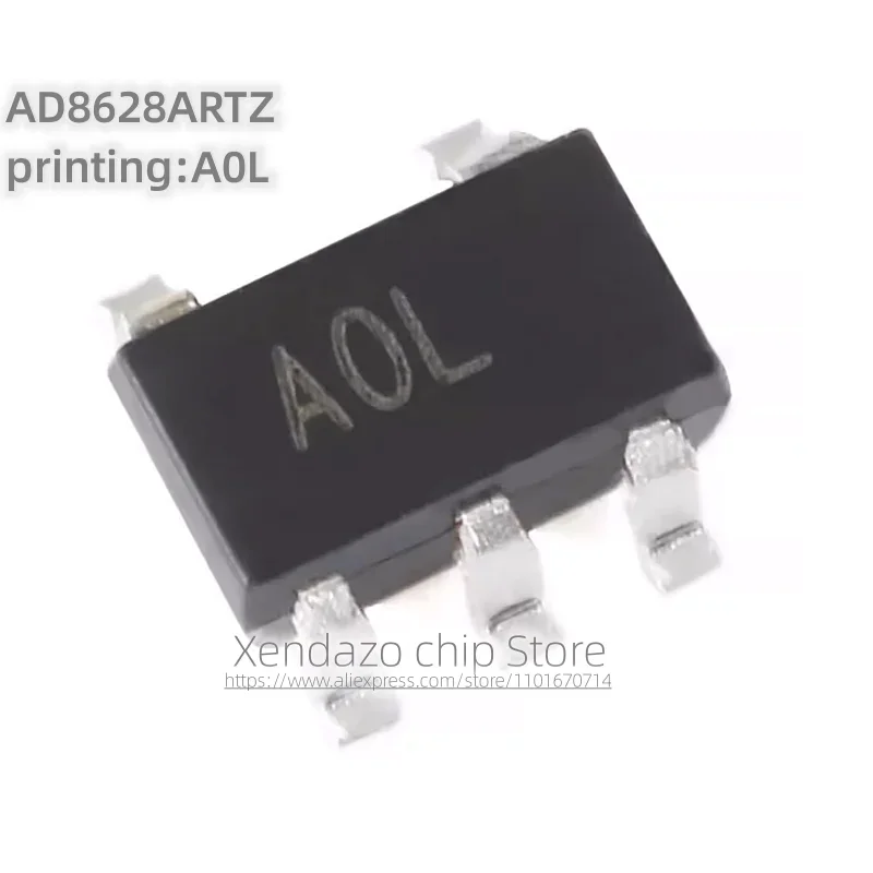 5pcs/lot AD8628ARTZ-REEL7 AD8628ARTZ printing A0L AOL SOT23-5 package Single power rail to rail operational amplifier chip
