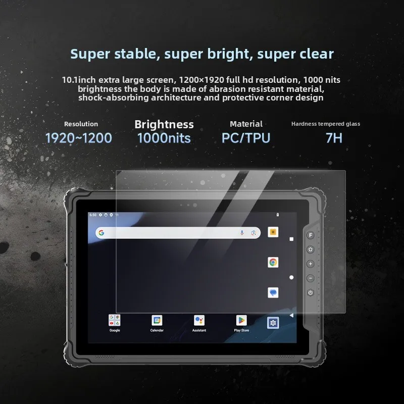 Tablet da 10,1 pollici a tre prove NFC impermeabile e antigoccia con interfaccia HDMI 5G