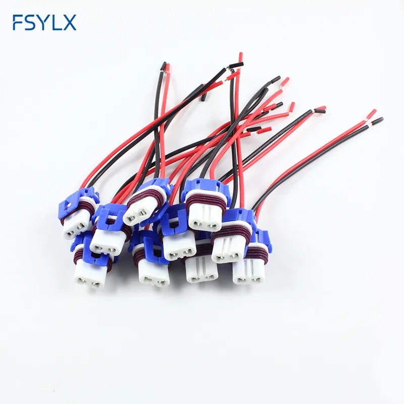 FSYLX Ceramic socket LED 9005 HB3 sockets connector adaptor adapter for HB3 9005 9006 HB3 Car LED fog headlight lamps Socket