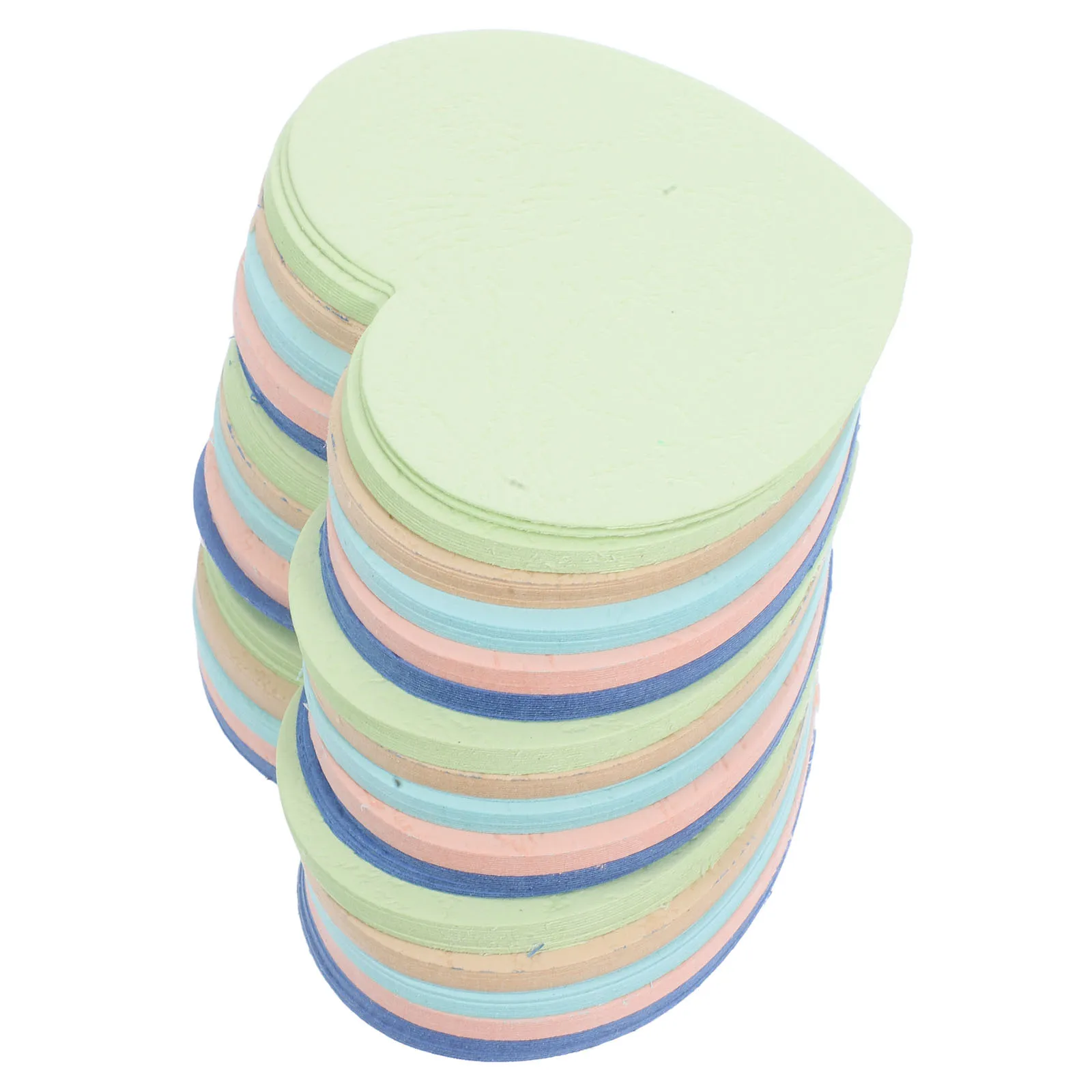 

3Sets Heart Shaped Paper Craft Supplies Sturdy DIY Blank Index Cards for Bulletin Board Decor School Projects Home Decoration