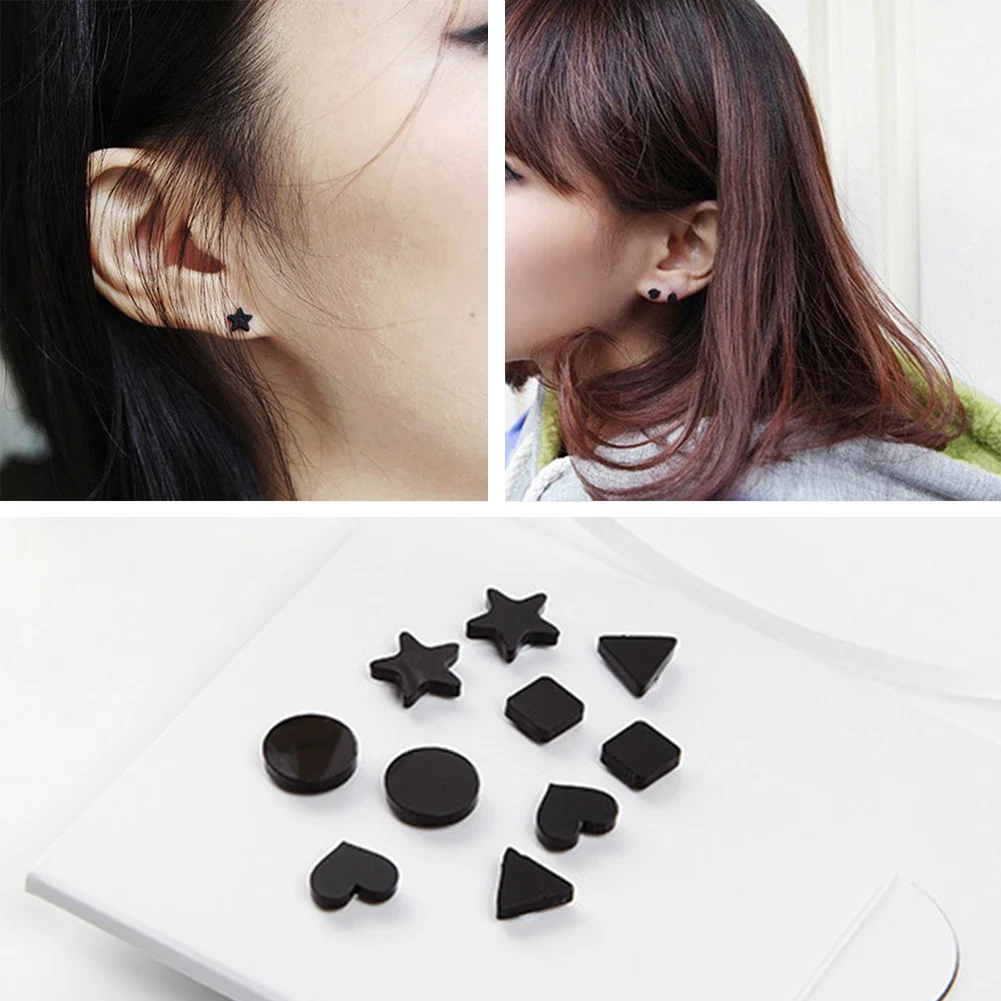 Non Piercing Jewelry Magnet Ear Clips Fashion Earrings Magnetic Stud Earrings Fashion Jewelry Easy Use Clip Earrings