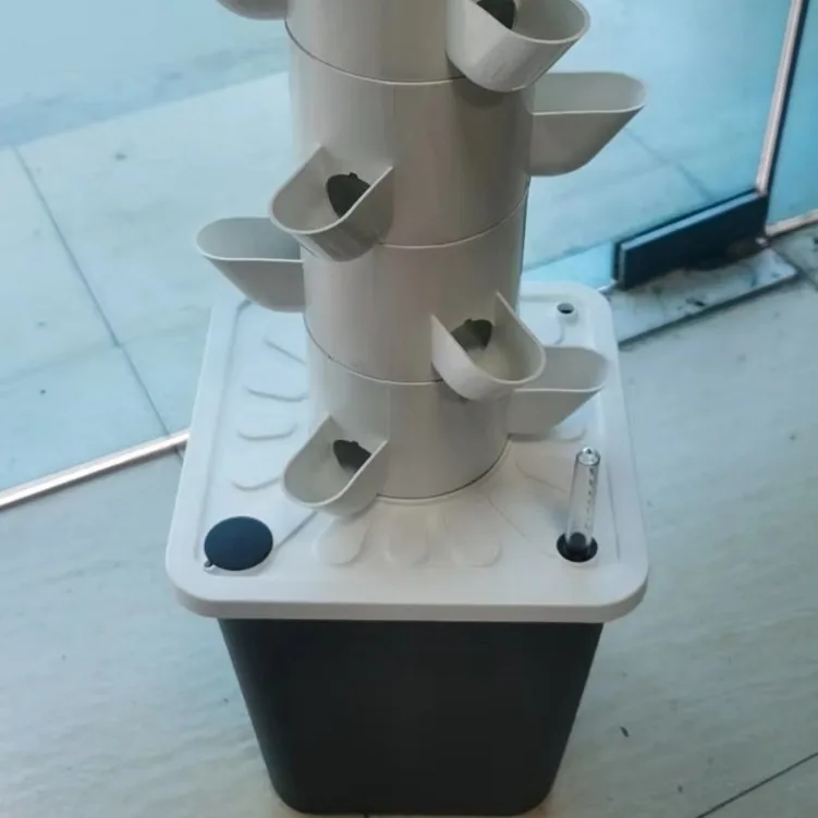 Mini hydroponic planting tower 18-hole hydroponic tower 30-hole hydroponic planting tower Cross-border soilless cultivation