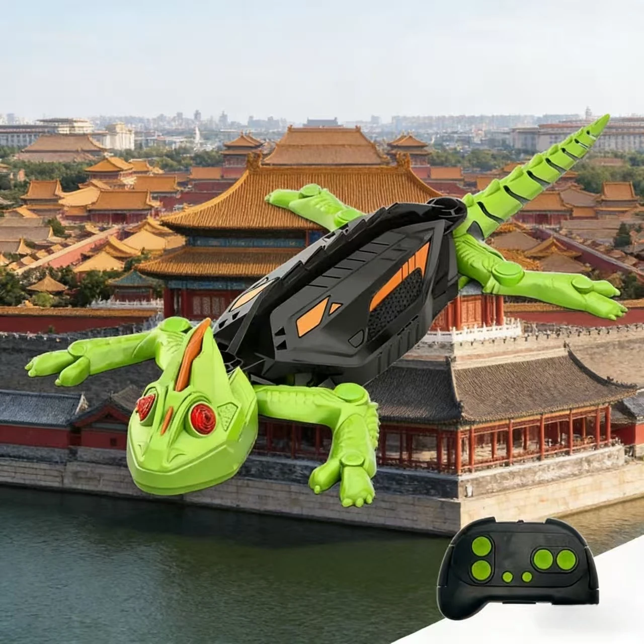 لعبة سحلية بيونيك RC لتسلق الجدران، روبوت أبو بريص للتحكم عن بعد، تسلق الزجاج، ديكور عيد الميلاد